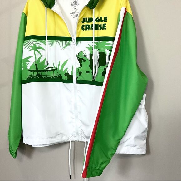 Disney Parks Jungle Cruise Jacket Windbreaker NWT Hooded Magic Kingdom Sz 3X - Picture 3 of 7